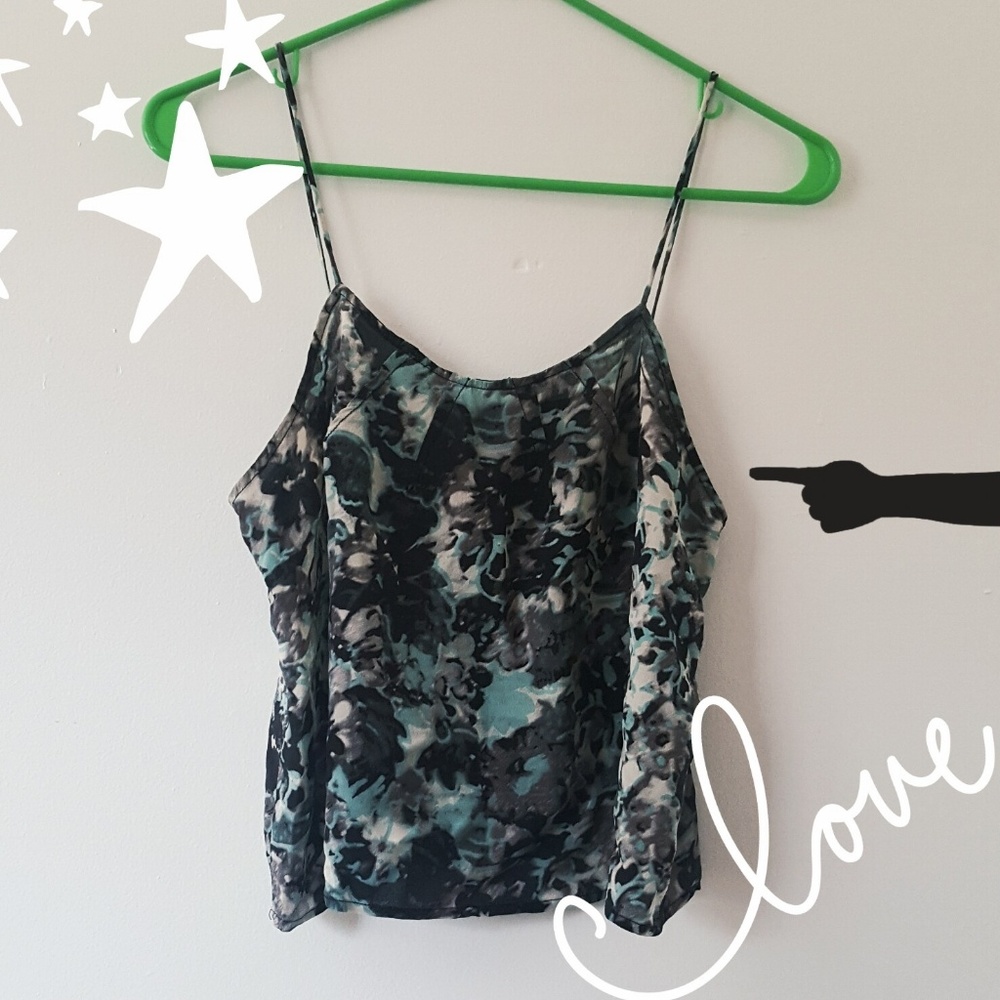 Topshop Printed Tank Top